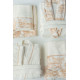 MİNTEKS AFTER BATH TOILE COUNTRY 6'LI BORNOZ SETİ - GOLD